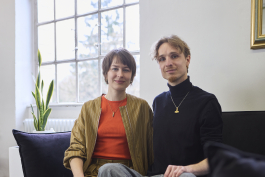 Birgitta Voigt und Tim Elwert im Beratungsspace